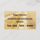 Search for excavation business cards Builder