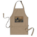 Search for greatness aprons Great wave