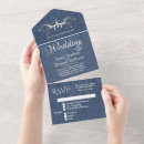 Search for denim blue and white invitations Casual