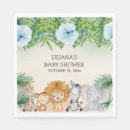 Search for zebra napkins Tropical leaves