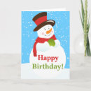 Search for snowman birthday cards Kids