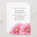 Search for gerbera daisy birthday invitations Floral