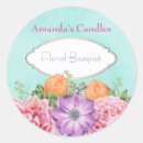 Search for orange frame stickers Watercolor flowers