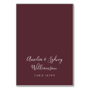 Search for burgundy place cards Simple