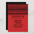 Search for red black wedding invitations Bold