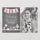 Search for candy sweet 16 invitations Girly