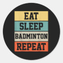 Search for funny badminton stickers Tennis
