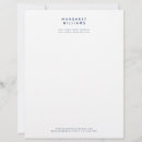 Search for blue letterhead Modern