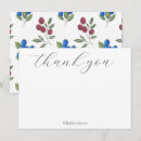 Search for blueberries thank you cards Modern