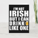 Search for irish drinking cards Leprechaun