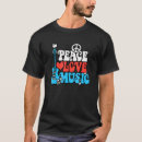 Search for peace love music tshirts Symbol