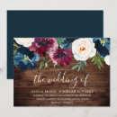 Search for burgundy and navy wedding invitations Rustic
