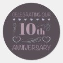 Search for 10 year anniversary stickers Elegant