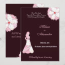 Search for black silhouette invitations Modern