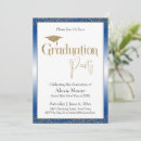 Search for blue and gold graduation invitations Celebrate the graduate