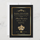 Search for royal princess baby shower invitations Gold