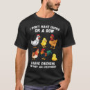 Search for ducks in a row tshirts Chickens