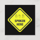 Search for american sign language business cards Deaf