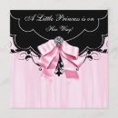 Search for black princess baby shower invitations Pink