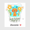 Search for little white dog stickers Puppy
