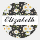Search for black and white daisy stickers Elegant
