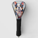 Search for boston terrier golf head covers Cute
