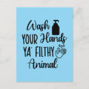 Search for washing hands postcards Soap
