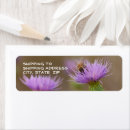Search for thistles return address labels Purple