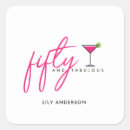 Search for womens birthday stickers 50th