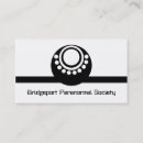 Search for paranormal business cards Science fiction