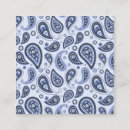 Search for paisley business cards Blue