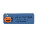 Search for laughing return address labels Halloween