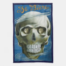 Search for vintage halloween tea towels Skeleton