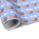 Search for santas sleigh wrapping paper Snow