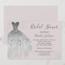 Search for gown bridal shower invitations Pink