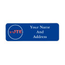 Search for vote return address labels Usa