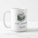 Search for name book mugs Watercolor