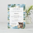 Search for treasure chest invitations Blue