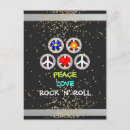 Search for hippie symbols postcards Groovy