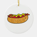 Search for mustard christmas tree decorations Hotdog