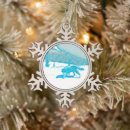 Search for white wolf christmas tree decorations Wildlife