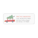 Search for moving return address labels Christmas tree
