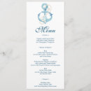 Search for nautical wedding menus Navy