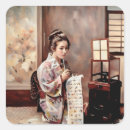 Search for japanese women stickers Kimono