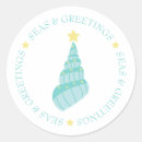 Search for sea shell round stickers Coastal