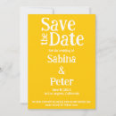 Search for yellow wedding save the dates Colourful