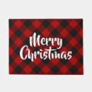 Search for merry christmas doormats Red