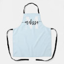 Search for pastel blue aprons Simple
