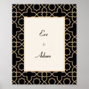 Search for islamic pattern posters Black