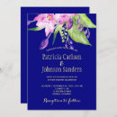 Search for navy and plum wedding invitations Watercolor